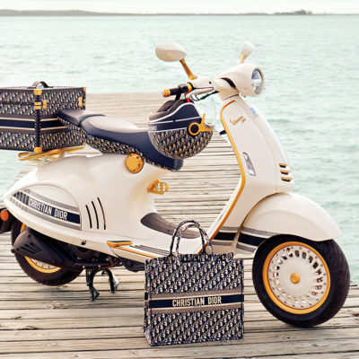 Dior y Vespa se unen para crear el scooter más glamoroso