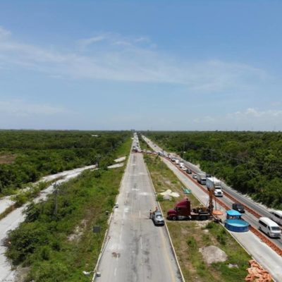 FONATUR atiende con altos niveles de tecnología fracturas de Carretera Cancún-Tulum