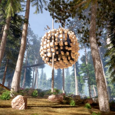 The Biosphere, Bjarke Ingels diseña una habitación de hotel en un árbol