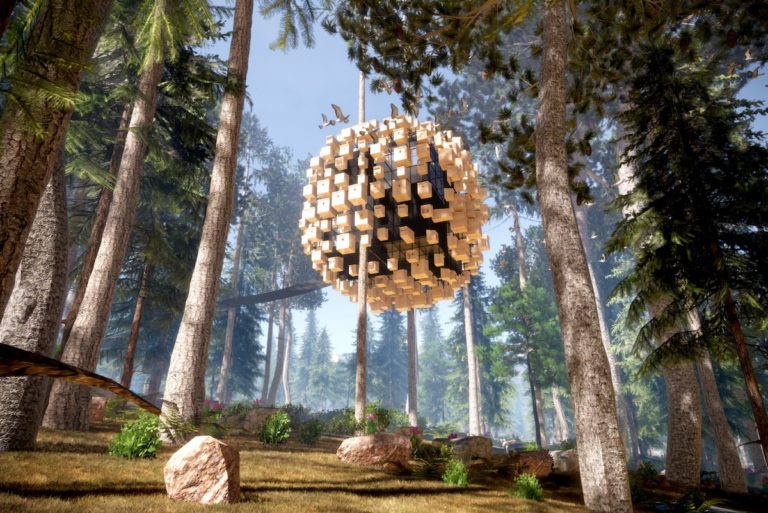 The Biosphere, Bjarke Ingels diseña una habitación de hotel en un árbol