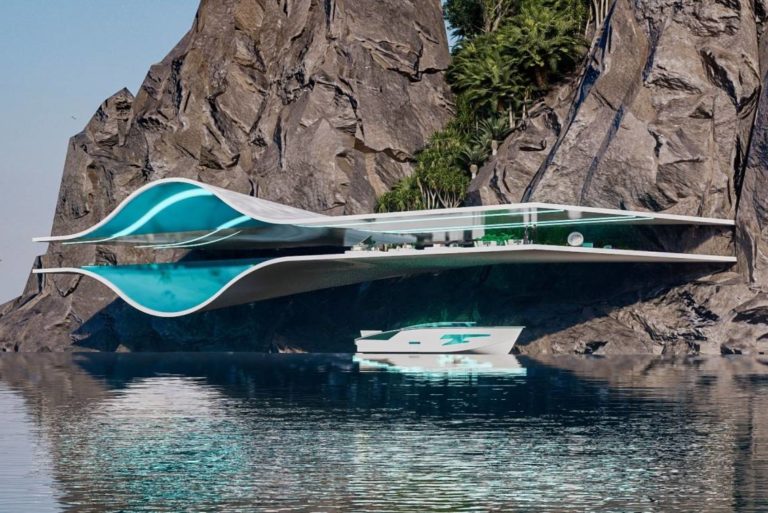 Horizontal V House, una casa en el metaverso con vista al océano