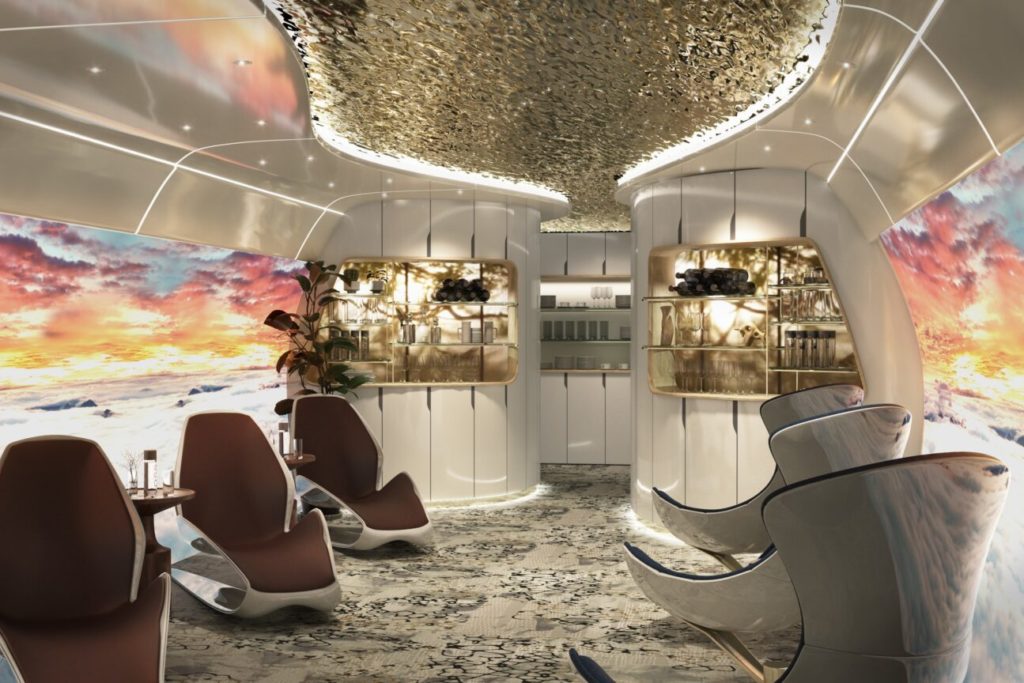 El lujoso interior del Boeing Business Jet Max 8 que ganó International Yacht & Aviation Awards 2022 con su diseño