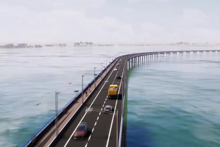 Puente vehicular Nichupté: los avances