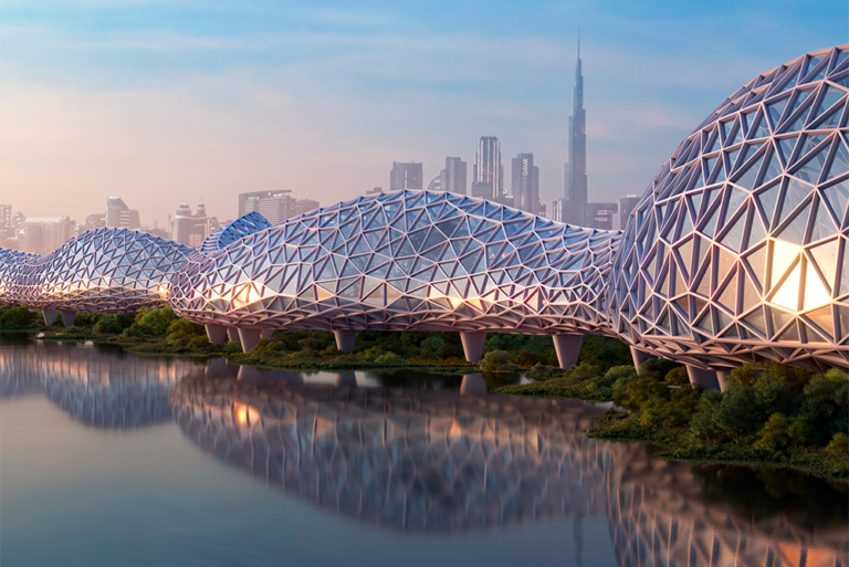 URB diseña una ciclovía climatizada de 93 kilómetros en Dubái