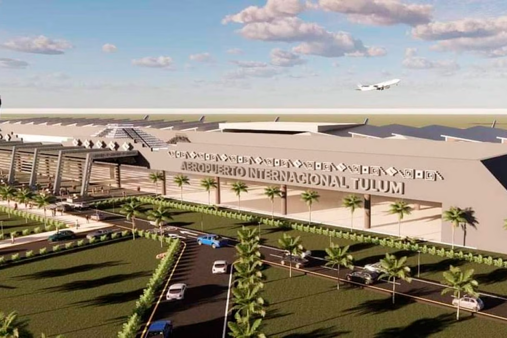 Asi va la construcción del aeropuerto de Tulum