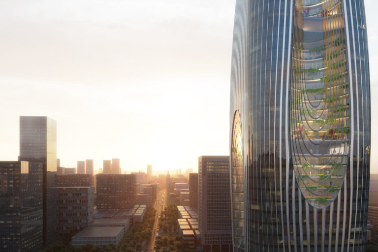 Zaha Hadid revela el diseño de la Torre Daxia