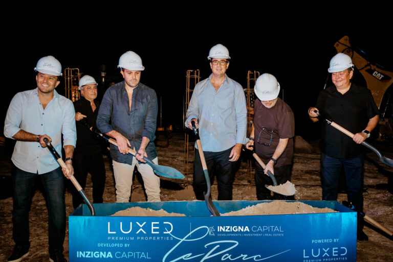 Celebran colocación de primera piedra de Le Parc Cancún, armonía entre el lujo moderno y la belleza natural
