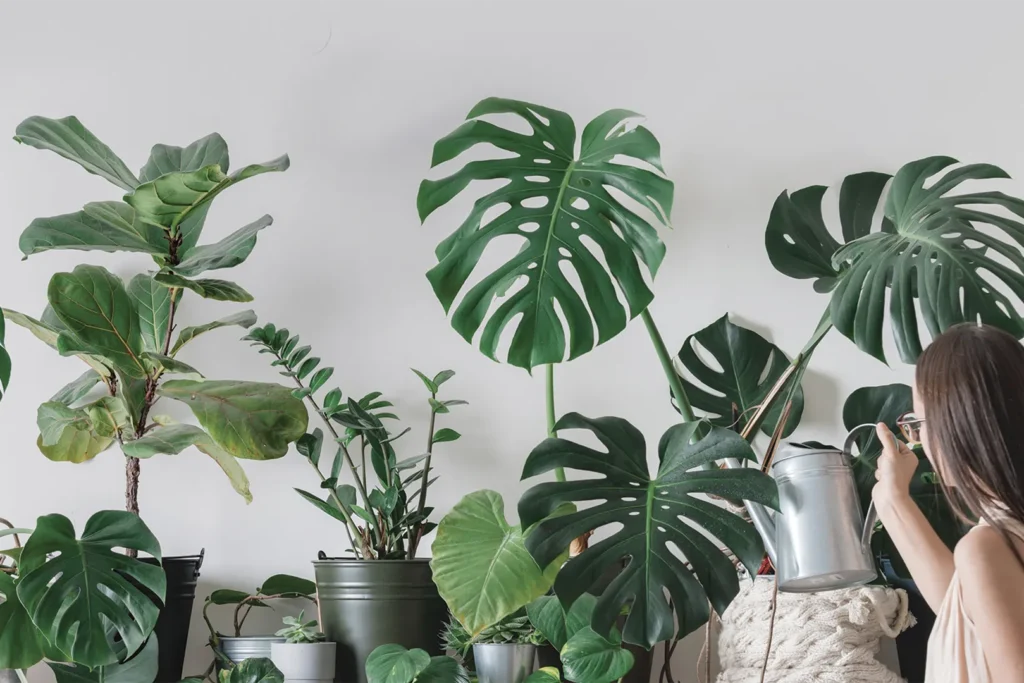 El lujo de las plantas en interiores